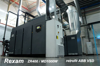 Rexam buys Refurbished ZR400 with MD1000W with Retrofit VSD drive installed 