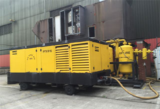 Emergency Hire Compressors From Air Hire 100 % Oil Free !! Available