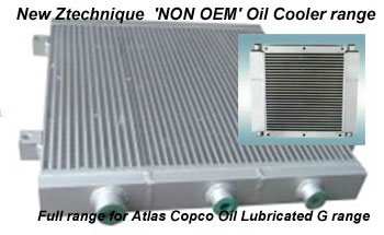 Ztechnique Spare Parts for 'G' Oil Lubricated Atlas Copco Compressors