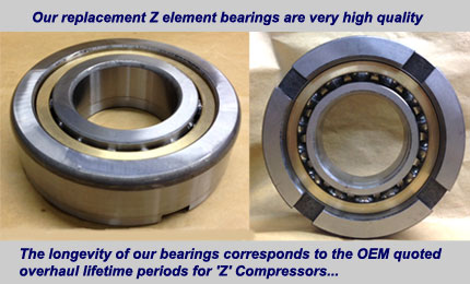 4 Point Bearings are used in our NEW Ztechnique Elements
