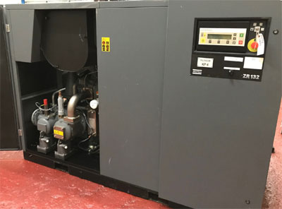 30-04-18 New Stock Atlas Copco ZR132 7.5 bar 2000 oil free compressor