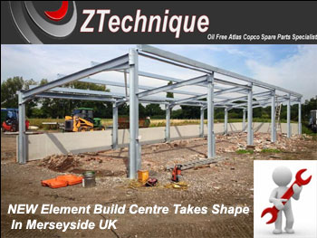 NEW Buildings for Ztechnique Element Centre takes shape Sept 2013